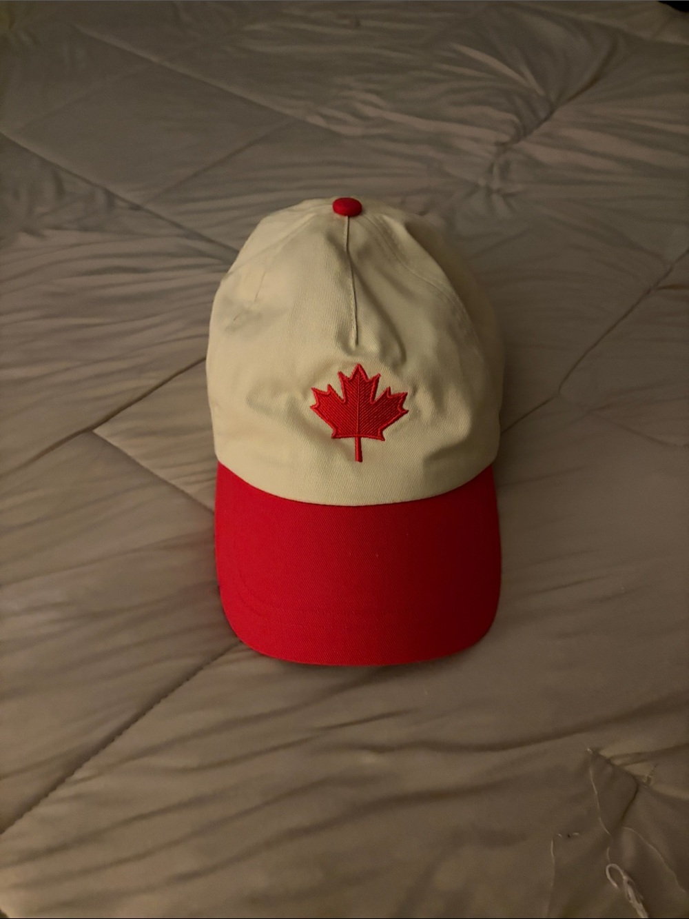 Maple Leaf Canada Bench Baseball Hat